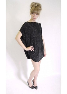 Box Top Black Glitter