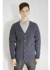 Chris Wool Cardigan Navy
