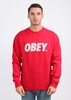 Font Logo Sweater - Red/Grey
