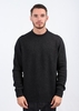 Patch Crew Jumper - Charcoal