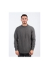 Patch Crew Jumper - Storm Grey