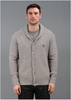 Shawl Neck Cardigan Light Grey