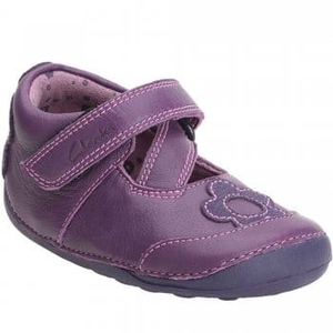 Clarks Little Lily Girls Leather Prewalkers