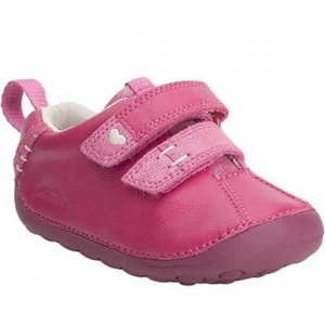 Clarks Little Lisa Girls Velcro Fastening Prewalkers