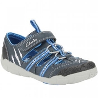 Clarks Stomp Cove Boys Velcro Fastening Closed Sandals
