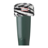 Hunter Zebra Cuff Welly Socks (Children