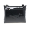 Kinsey Zip Ladies Black Patent Leather Cross Body Bag