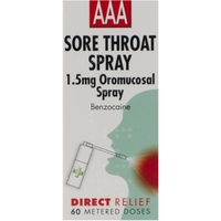 AAA Sore Throat Spray