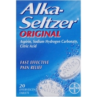 Alka Seltzer Original Effervescent Tablets 20s