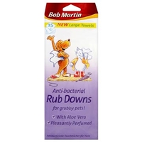 Bob Martin Anti-Bacterial Rub Downs for Grubby Pets 15s