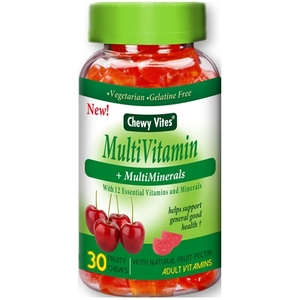 Chewy Vites Adult MultiVitamin + MultiMinerals Fruity Chews 30s