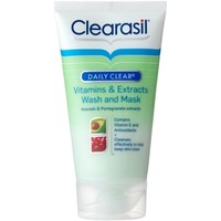 Clearasil Daily Clear Vitamins & Extracts Wash and Mask 150ml