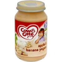 Cow & Gate Apple & Banana Yoghurt 7+ Months 6x200g