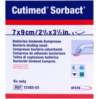 Cutimed Sorbact Dressings Swabs 5s (Various Sizes)