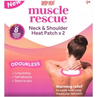 Deep Heat Muscle Rescue Neck & Shoulder Heat Patch 2s