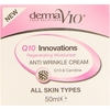 Derma V10 Q10 Innovations Regenerating Moisturiser Anti Wrinkle Cream 2x50ml