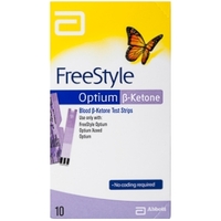 FreeStyle Optium Ketone Test Strips 10s