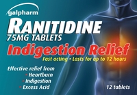 Galpharm Ranitidine 75mg Tablets 24s