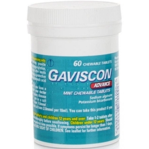 Gaviscon Advance Mint Chewable Tablets 60s