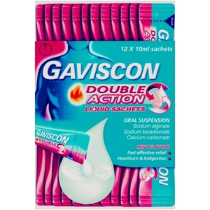 Gaviscon Double Action Liquid Sachets 12s