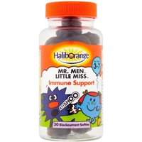 Haliborange Mr Men Little Miss Immune Support Blackcurrant Softies 30s