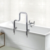 High Level Chrome Bath Rail