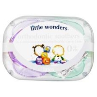 Little Wonders 2x Orthodontic Soothers & Capsule
