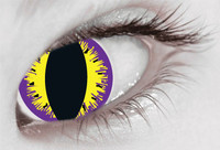 MesmerEyez XtremeEyez 1 Day Purple Kitty Contact Lenses