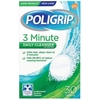 Poligrip 3 Minute Daily Cleanser for Dentures 30s