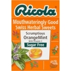 Ricola Orange Mint Swiss Herb Drops Sugar Free 45g x 20