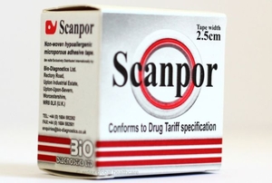Scanpor 2.5cm x 5m
