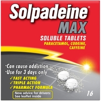 Solpadeine Max Soluble Tablets 16s