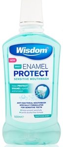 Wisdom Daily Enamel Protect Sensitive Mouthwash 500ml