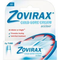 Zovirax Cold Sore Cream Tube 2g