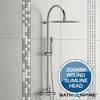 300mm Round Head - Shower Kit - Premium Slimline Range