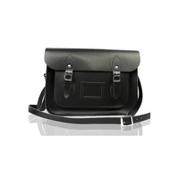 Lancelot Knight Chelsea Satchel Leather Handbag in Black
