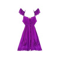 Spoiled Brat Ducie Pure Silk Purple Dress