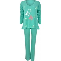 Wildfox Couture Holly Print Ho Ho Polar PJ Set