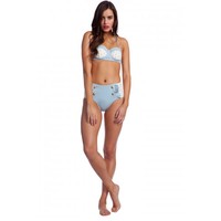 Wildfox Couture White Daisy White Denim Sinatra Bikini Bottoms