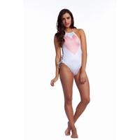 Wildfox Couture White Heart Marilyn One Piece as worn by Alessandra Ambrosio