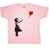Banksy kids t-shirt - Girl with balloon
