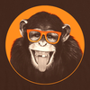 Hipster Chimp T Shirt