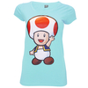 Nintendo Ladies t shirt - Light Blue Toad