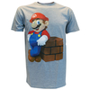 Nintendo t shirt - Mario Block Grey