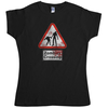 Zombies Crossing womens t shirt