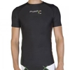 PhysioRoom Compression Shirt Short Sleeved Base Layer Undershirt Black