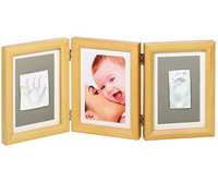 Baby Art Double Frame Print - Natural