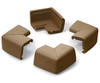 Prince Lionheart Jumbo Corner Guards - Chocolate