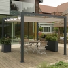 Contemporary Pergola with Retractable Awning - Harrod Horticultural