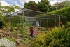 Luxury Aluminium Walk-In Fruit Cage - Complete Framework incl. Doors & Net Roof